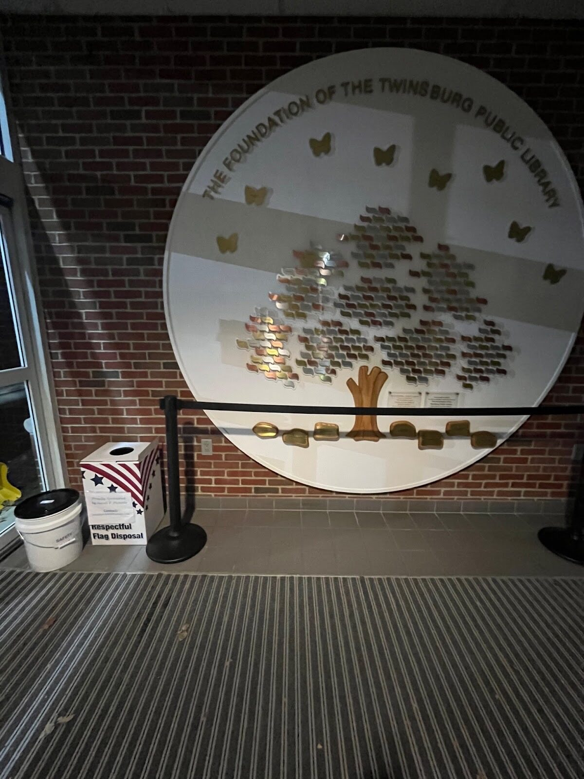 New Community Flag Collection Box